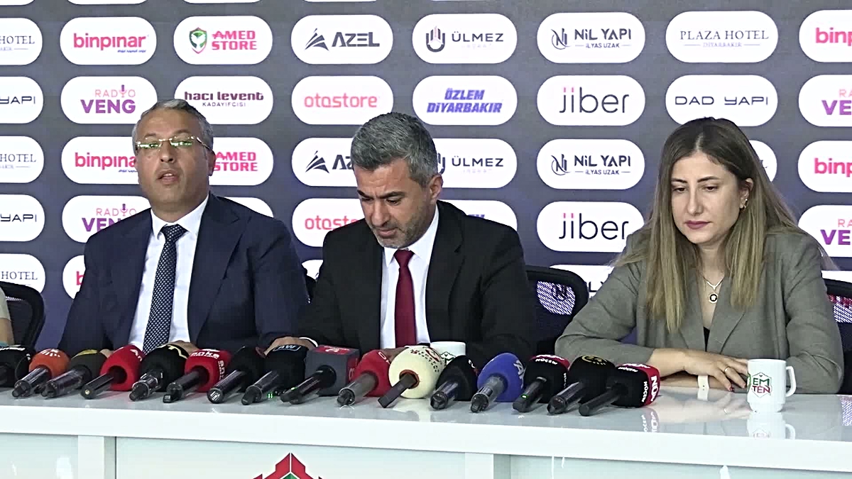 Amedspor Başkanı Nahit Eren, kulüp üzerinden farklı gündemlere izin vermeyecek