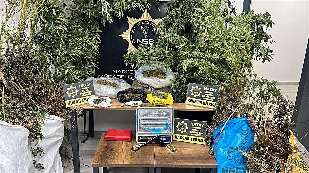 Antakya'da 14 kilo 752 gram esrar ele geçirildi, 3 şüpheliden 1'i tutuklandı