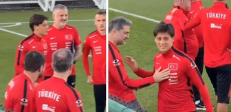 Arda Güler yine gönülleri fethetti! Milli takım idmanındaki tavrı dikkat çekti