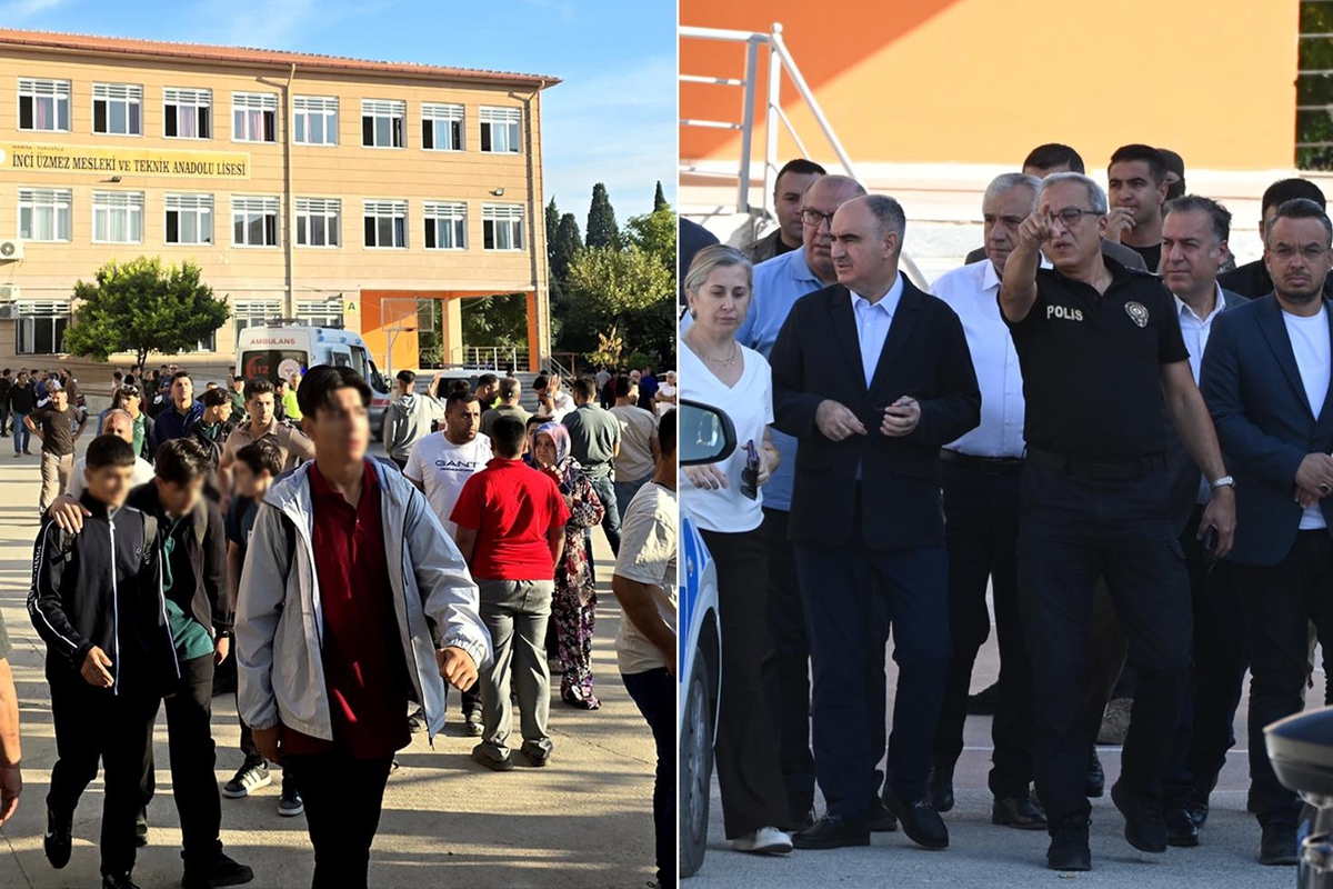 Manisa'da okula silahlı saldırı! 2'si ağır 11 öğrenci yaralandı, 4 kişi gözaltında