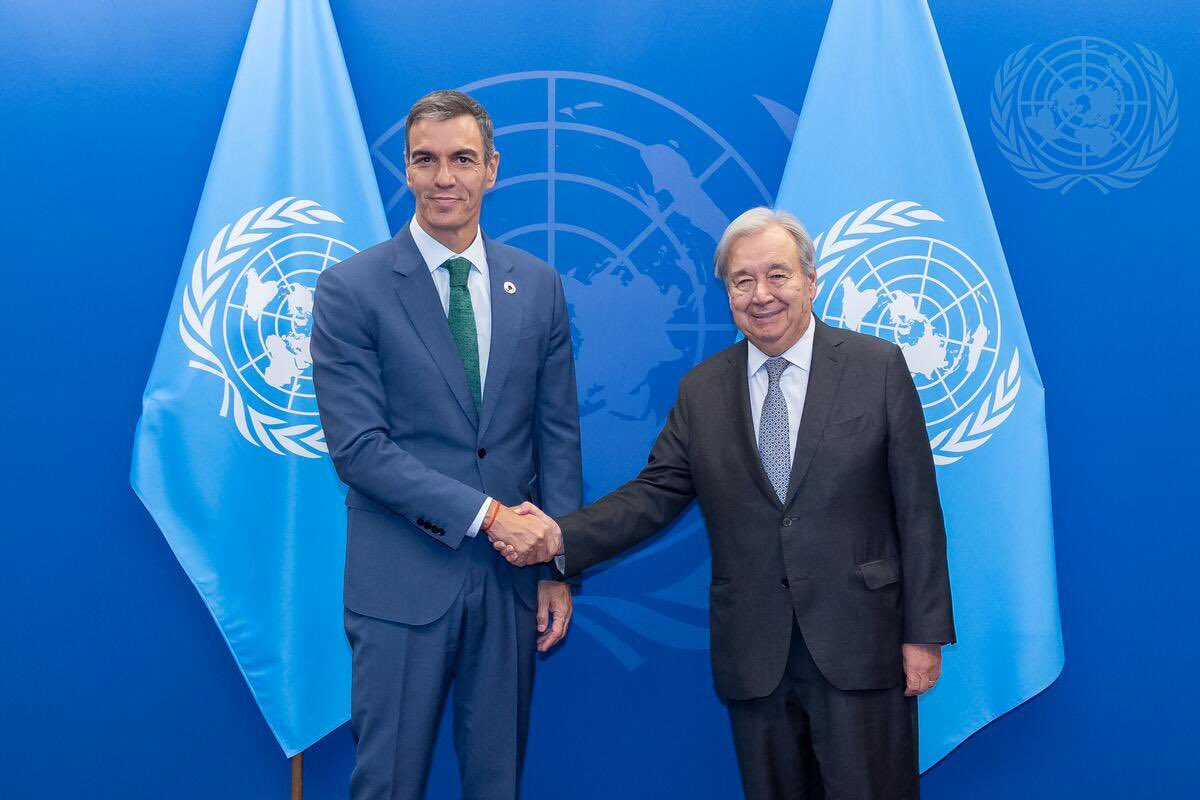 BM Genel Sekreteri Guterres, İspanya Başbakanı Sanchez ile New York'ta buluştu