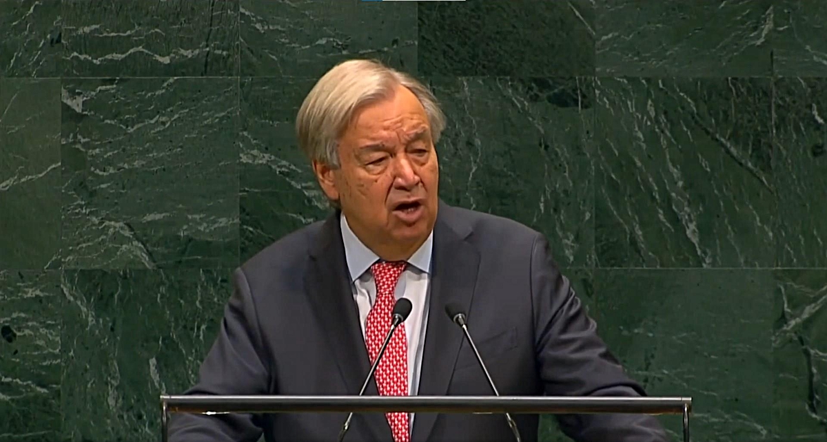 BM Genel Sekreteri Guterres'ten veda konuşması! Ayakta alkışlandı