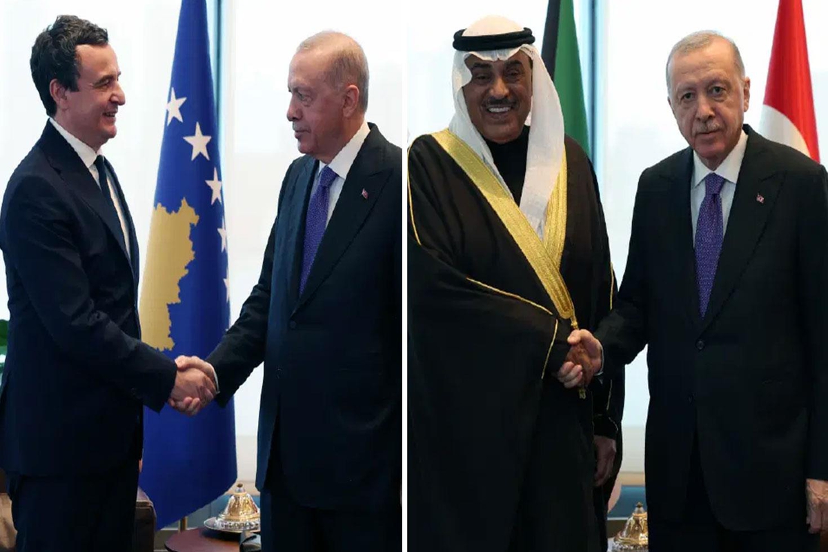 Cumhurbaşkanı Erdoğan'dan ABD'de diplomasi trafiği