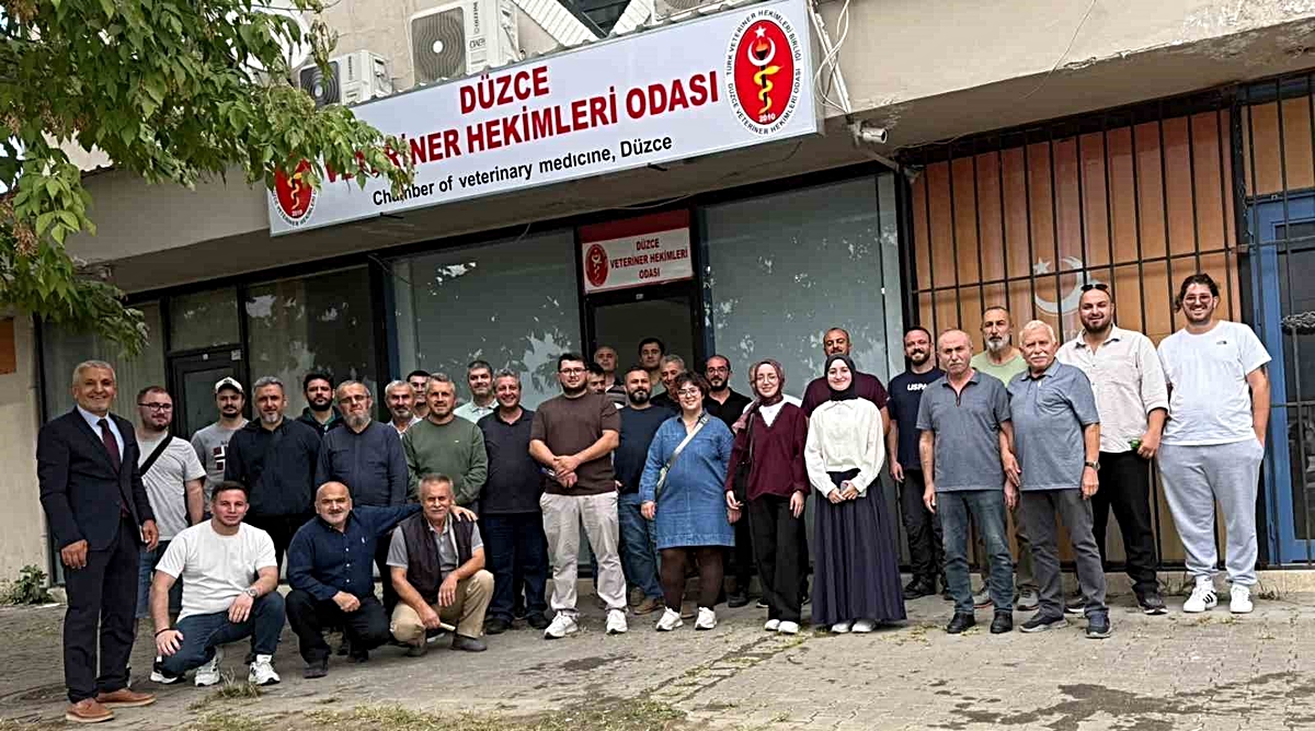 Düzce Veteriner Hekimleri Odası Başkanı Şerif Ali Karanfil 9. kez seçildi