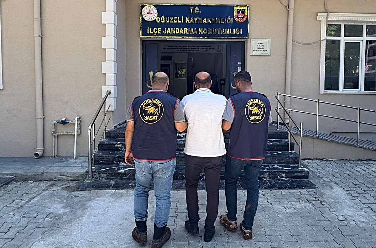 Gaziantep Oğuzeli'nde 22 yıl 4 ay hapis cezasıyla aranan şahıs tutuklandı