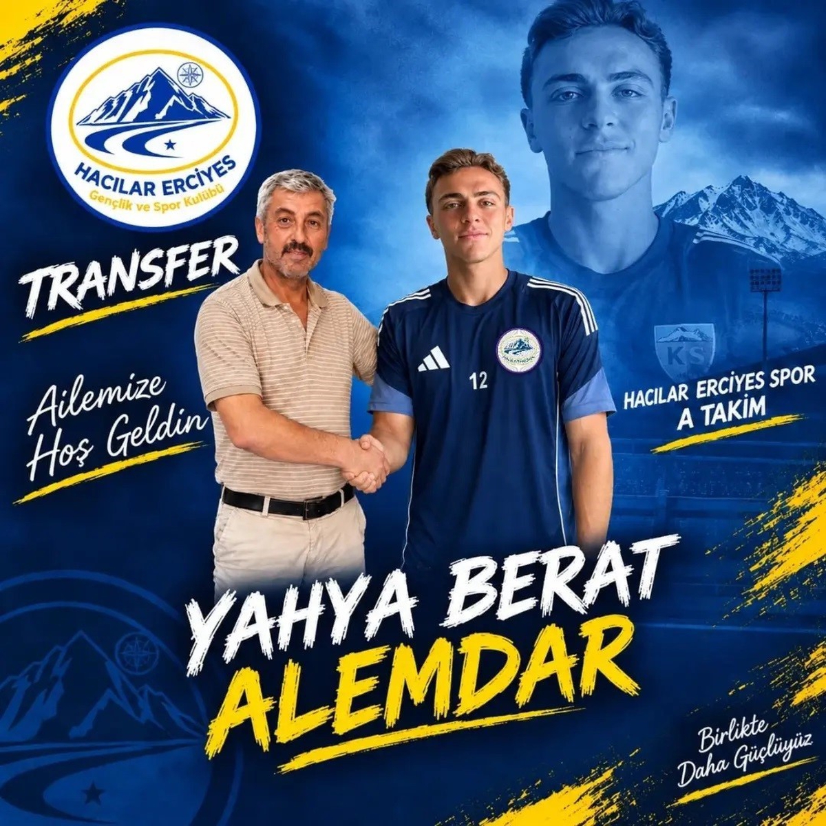 Hacılar Erciyesspor, 20 yaşındaki kaleci Yahya Berat Alemdar'ı transfer etti