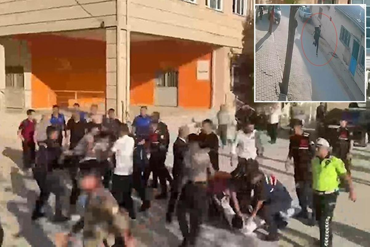 Manisa okul saldırı GÖRÜNTÜLERİ: Manisa Turgutlu okul saldırısına ait görüntüler!