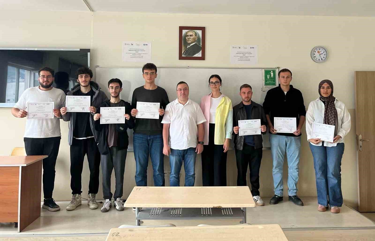 Samsun'da OKA destekli 60 saatlik CAD/CAM eğitimi sertifika töreniyle tamamlandı