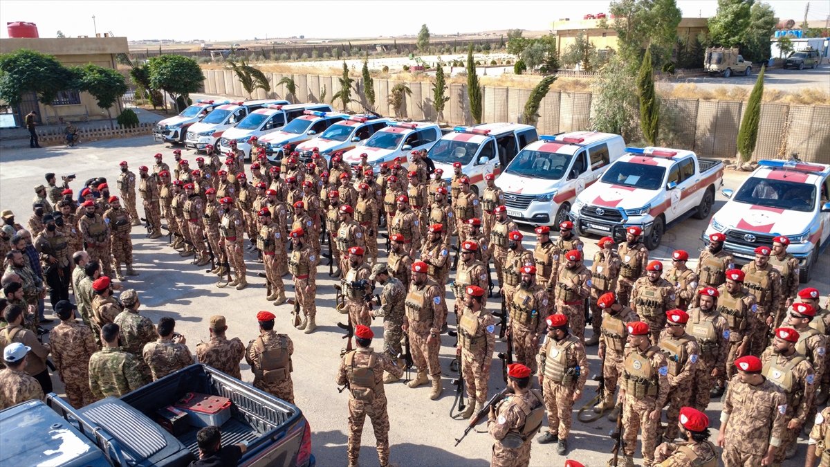 Suriye, YPG işgalinden kurtarılan Haseke'de askeri polis şubesini açtı