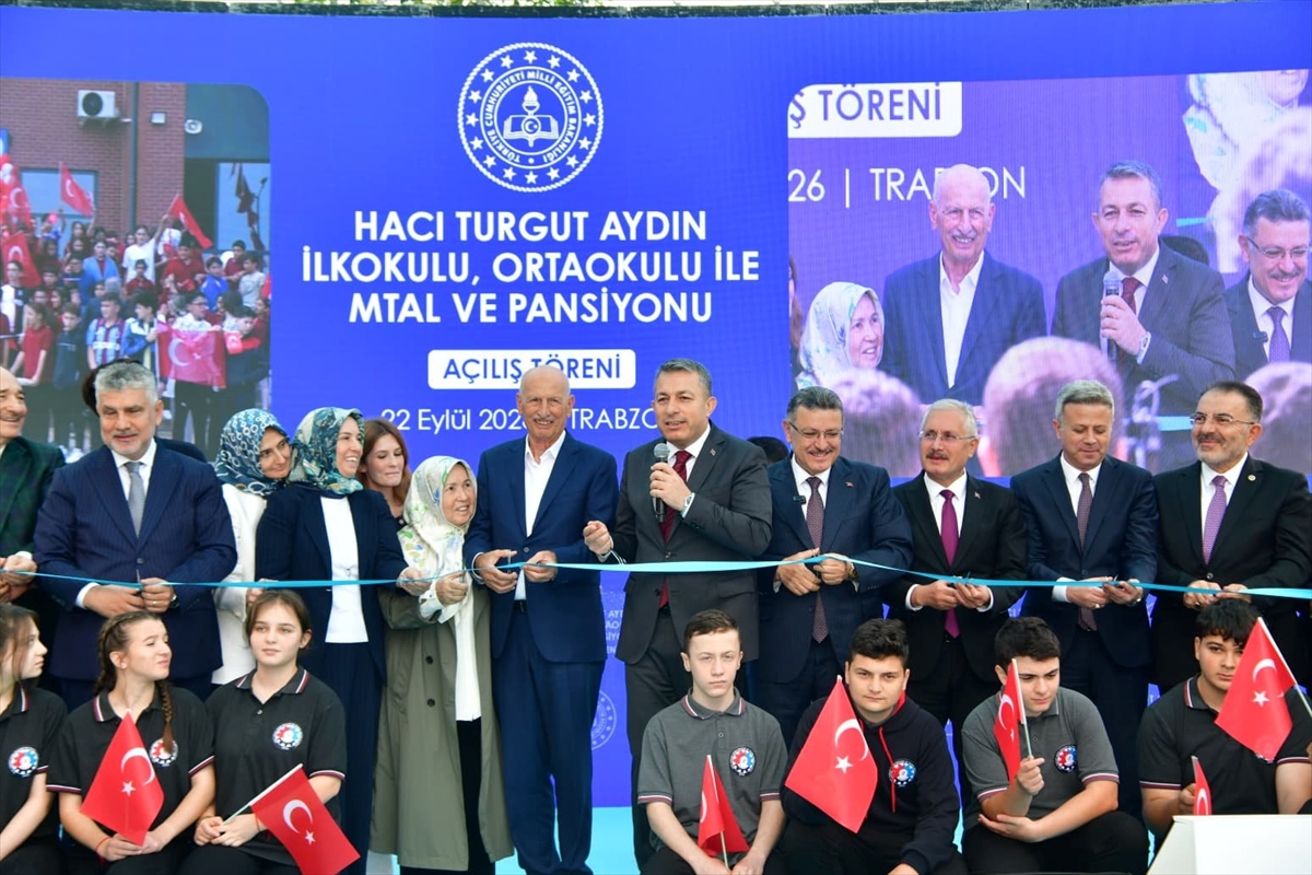 Trabzon'da hayırsever desteğiyle 3 okul ve 150 öğrenci kapasiteli pansiyon açıldı