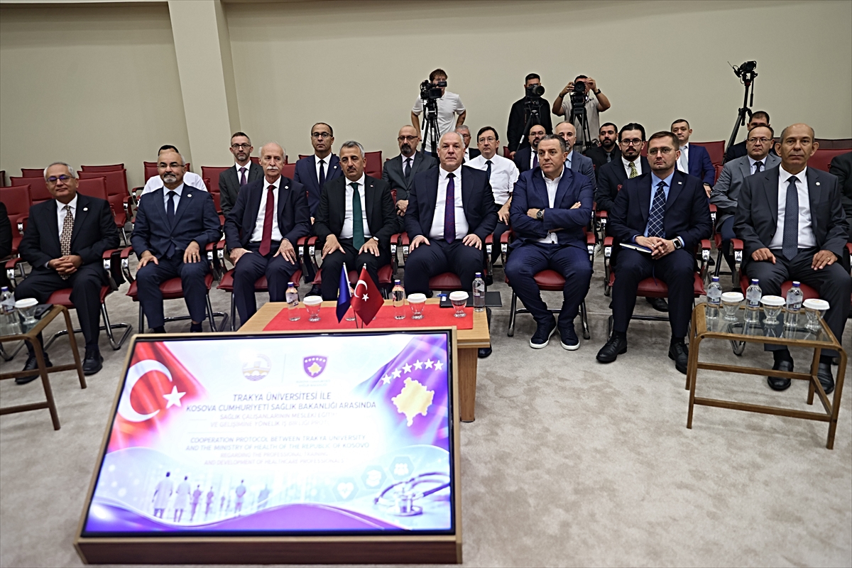 Trakya Üniversitesi ve Kosova Sağlık Bakanlığı 5 yıllık sağlık protokolü imzaladı