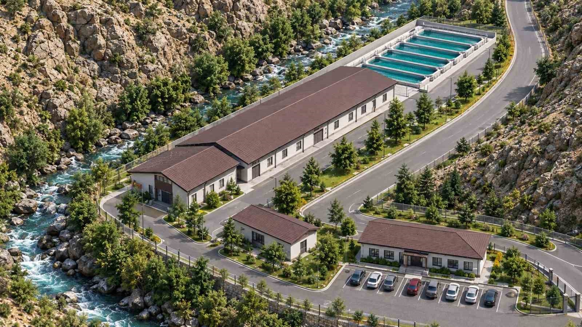 Van Bahçesaray'da 300 milyon yumurta, 100 milyon yavru kapasiteli tesis inşa ediliyor