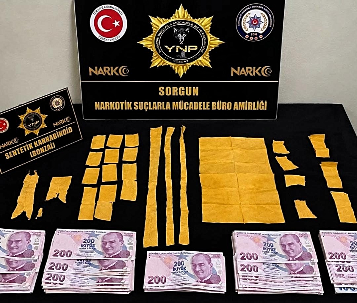 Yozgat Sorgun'da uyuşturucu operasyonunda 4 şüpheli yakalandı, 1'i tutuklandı