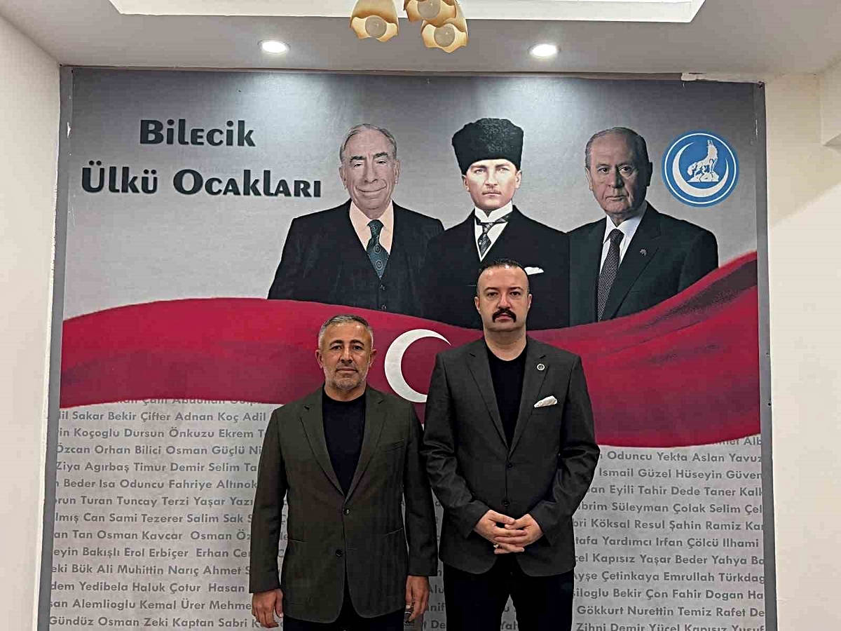 AK Parti Bilecik İl Başkanı Yıldırım, Ülkü Ocakları İl Başkanı Emirler’i tebrik etti