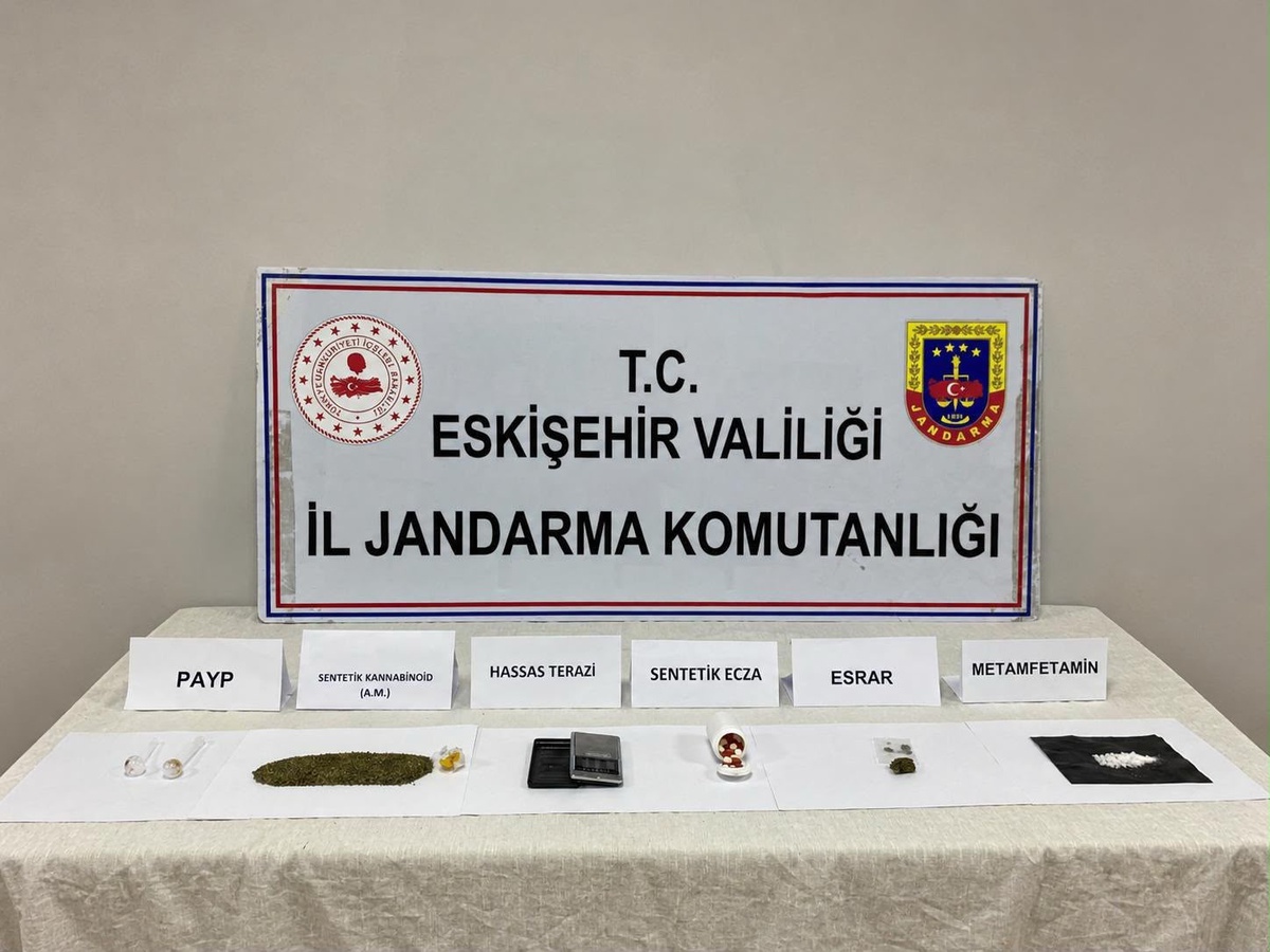 Eskişehir Gökmeydan'da uyuşturucu operasyonunda 1 şüpheli tutuklandı