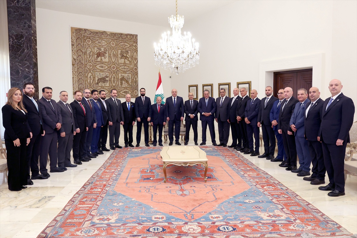 Lübnan Cumhurbaşkanı Avn, Suriyeli bakanlarla ekonomik bütünleşmeyi vurguladı