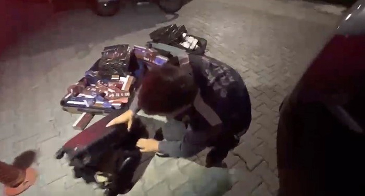 Samsun İlkadım'da kaçak tütün operasyonunda 2 kişi hakkında adli işlem başlatıldı