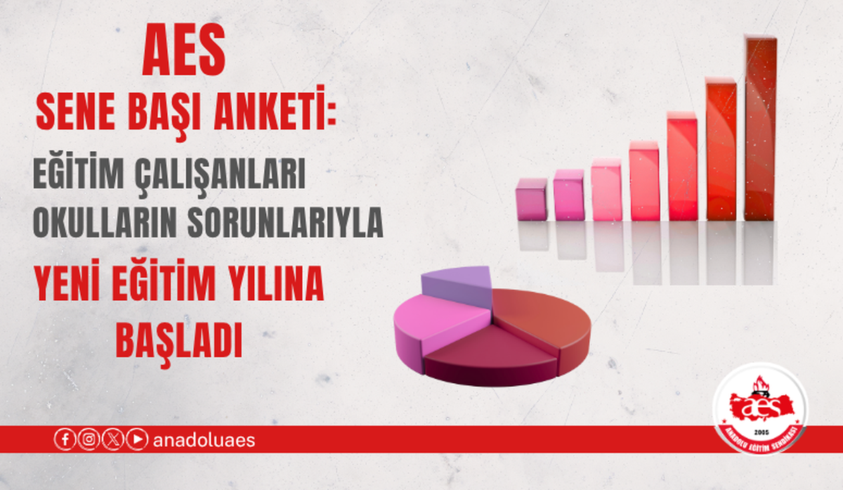 AES anketinde eğitim çalışanlarının yüzde 98,7'si ek ders ücretlerini yetersiz buldu