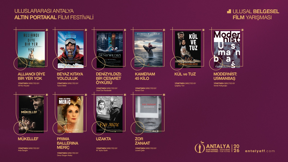 Altın Portakal’da 20 film yarışacak, 7 kısa film ve 9 belgesel dünya prömiyeri yapacak