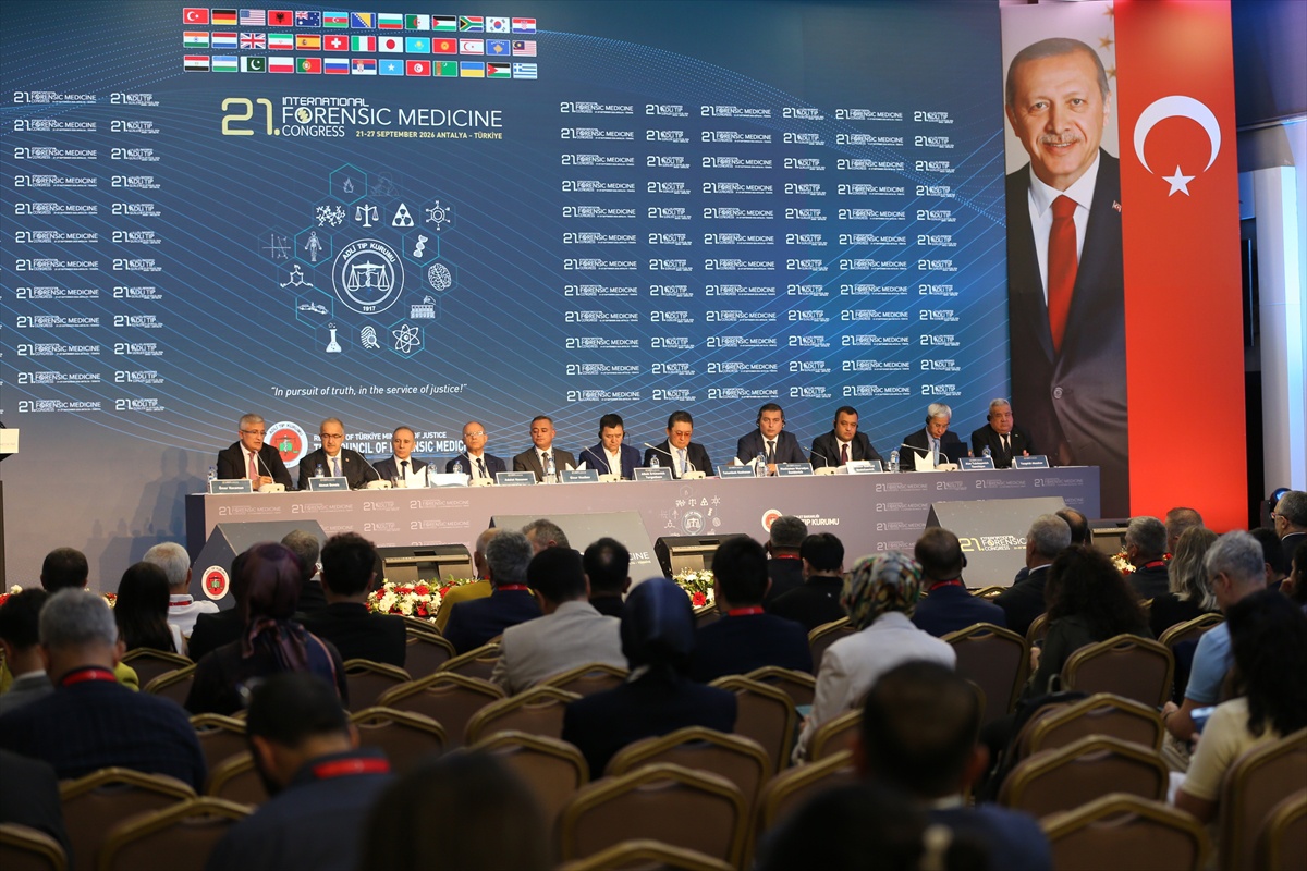 Antalya'daki 21. Uluslararası Adli Tıp Günleri'nde dördüncü gün oturumları sona erdi