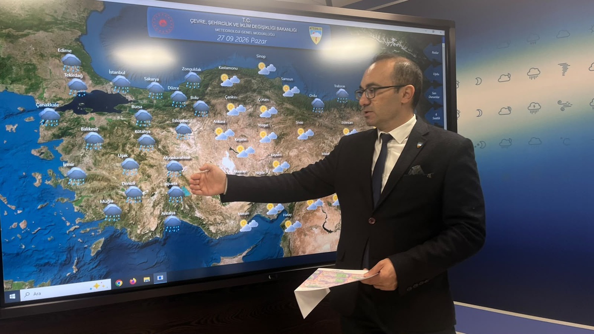 Balkanlar’dan gelen sistem batı ve iç bölgelerde sıcaklıkları 4-5 derece düşürecek