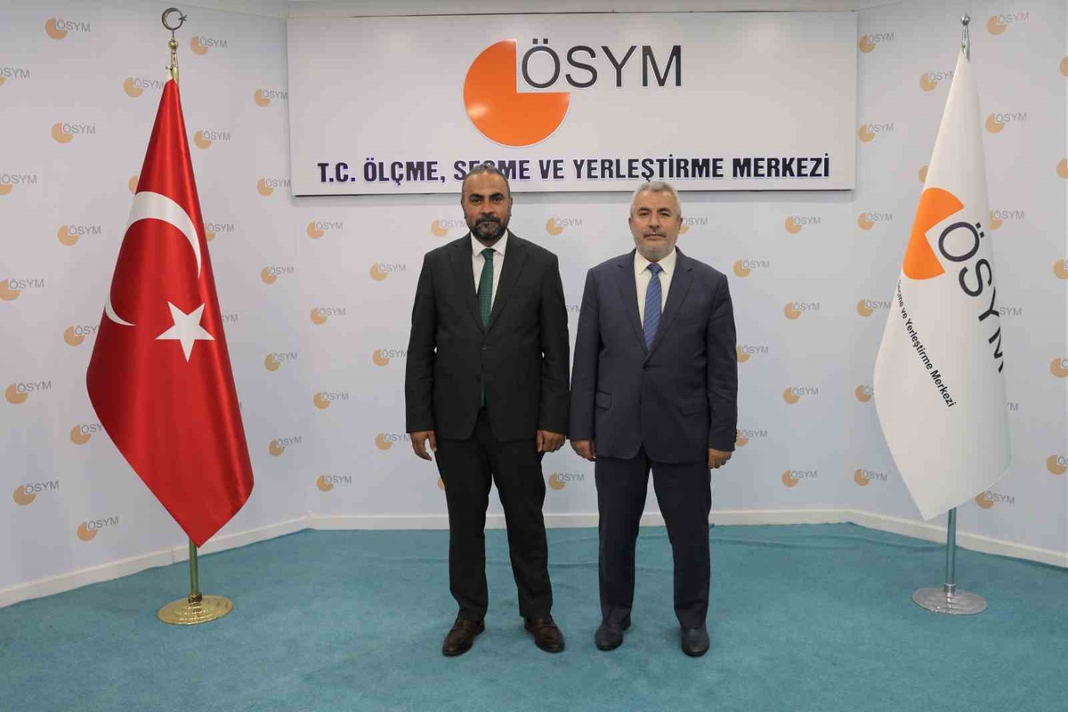 BARÜ Rektörü Akkaya, ÖSYM Başkanı Ersoy'u ziyaret ederek iş birliğini görüştü