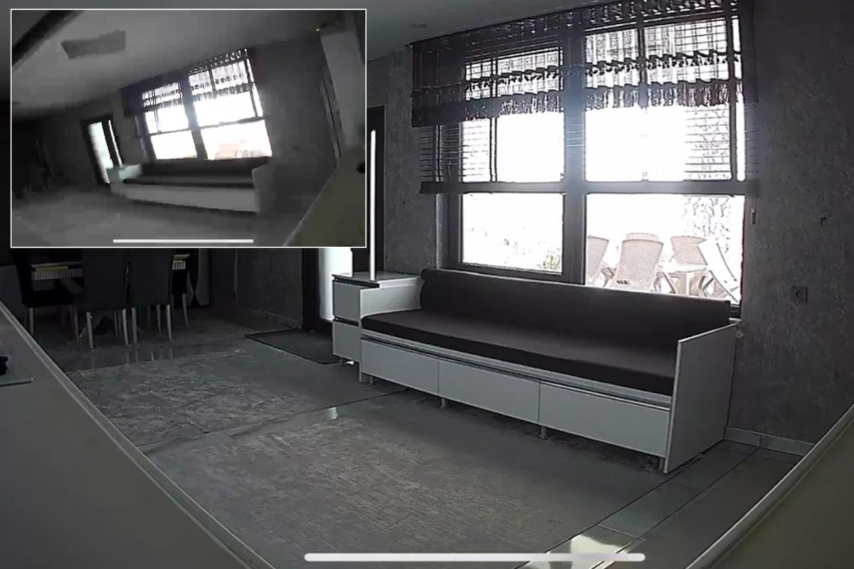Bomba patlamış gibi! 10’a yakın ilimizi sallayan deprem anının ürküten görüntüsü