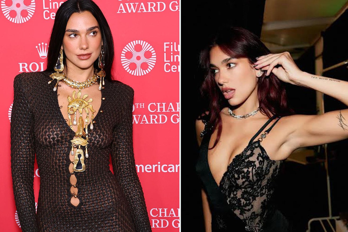 Dua Lipa'nın büstiyerindeki detay şaşırttı! Tam 740 parça kullanıldı