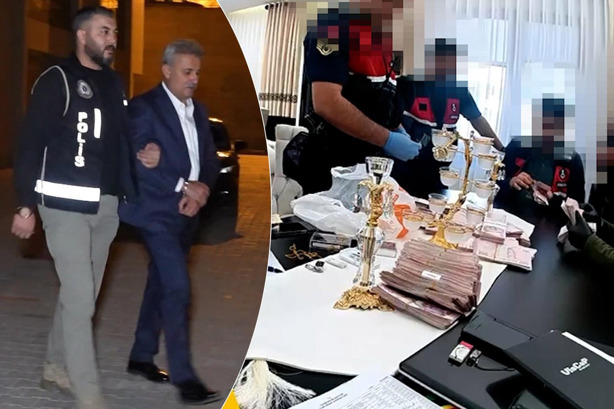 Gözaltına alınan AK Partili eski başkanın evinden çıkanlara bakın! 5 polis saya saya bitiremedi