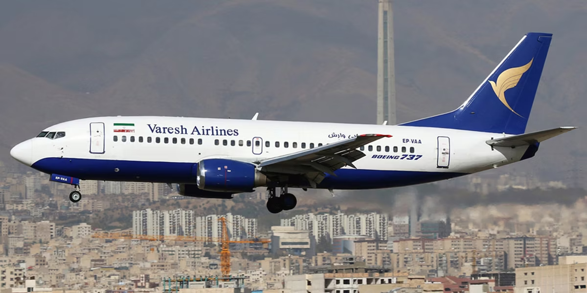 İran merkezli Varesh Airlines uçağı rota ve hava sahası izni sorunuyla Tahran’a döndü