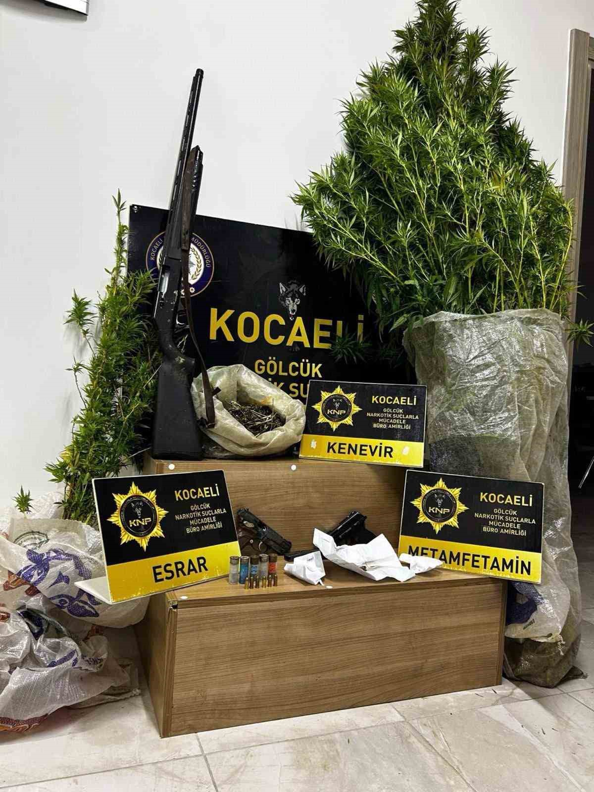 Kocaeli'de uyuşturucu operasyonunda 281 gram esrar ele geçirildi, şüpheli tutuklandı