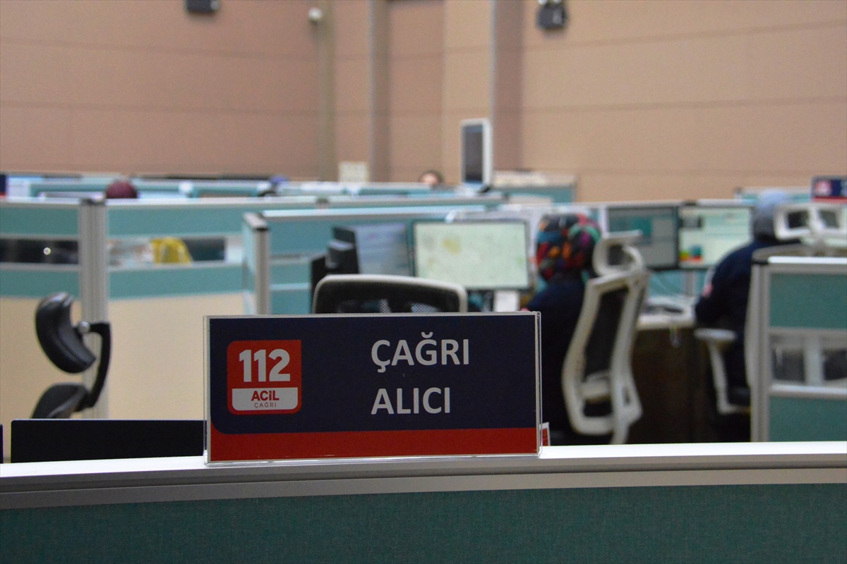 Kütahya 112 Müdürü Yiğit, 2026'nın ilk 8 ayında yaklaşık 359 bin çağrı geldiğini söyledi