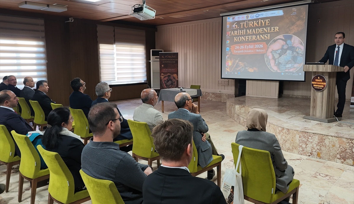 Kütahya Tavşanlı'da 6. Türkiye Tarihi Madenler Konferansı'na 33 akademisyen katıldı