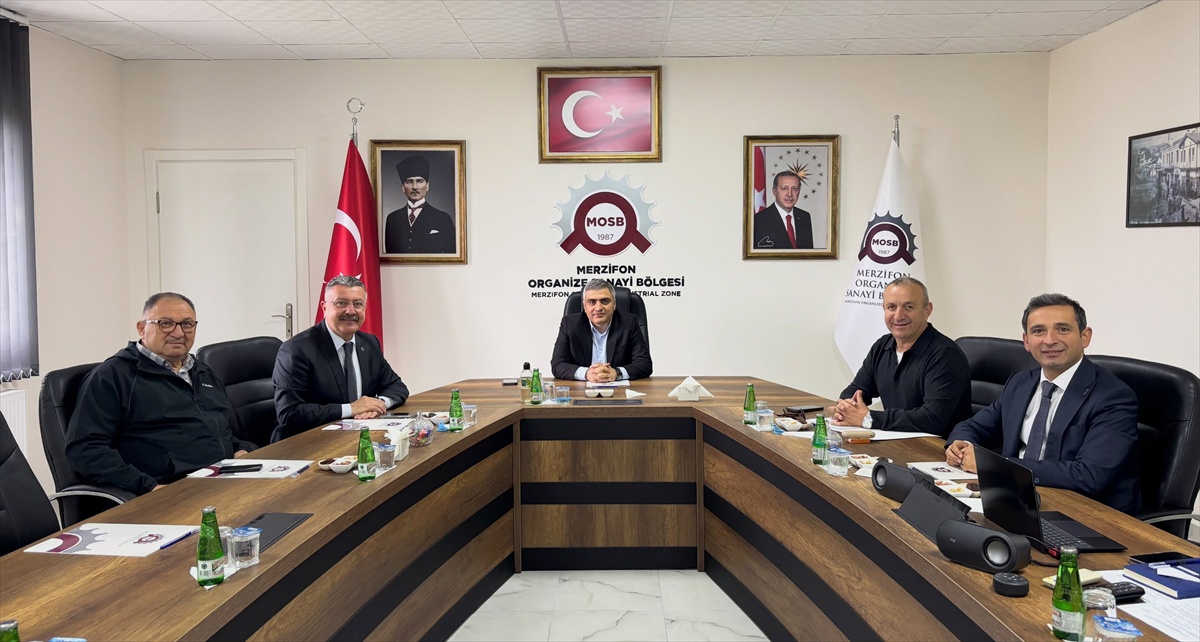 Merzifon OSB Yönetim Kurulu, Kaymakam Karaaslan başkanlığında toplandı