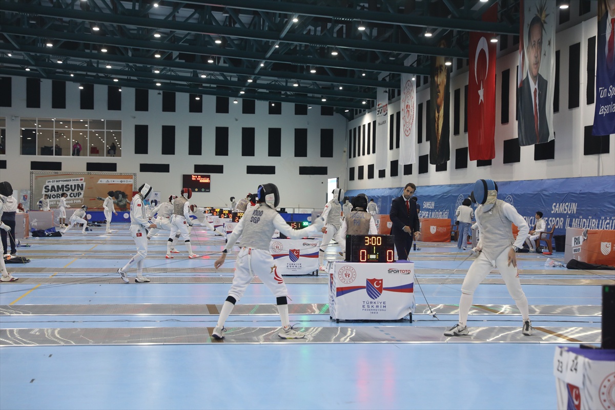 Samsun'da Flöre Dünya Kupası başladı, 52 ülkeden 606 sporcu katılıyor