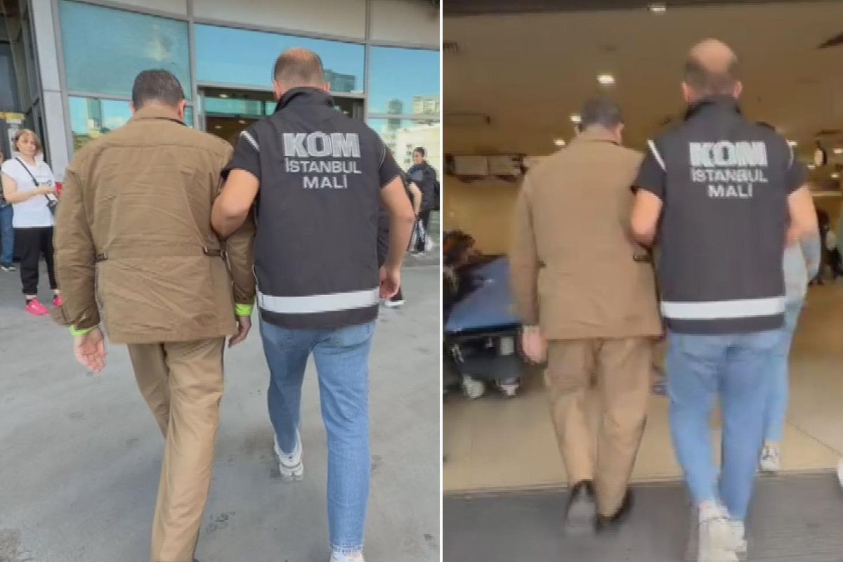 Tutuklanan Emre Alkin'in hastaneye getirildiği anlar ortaya çıktı