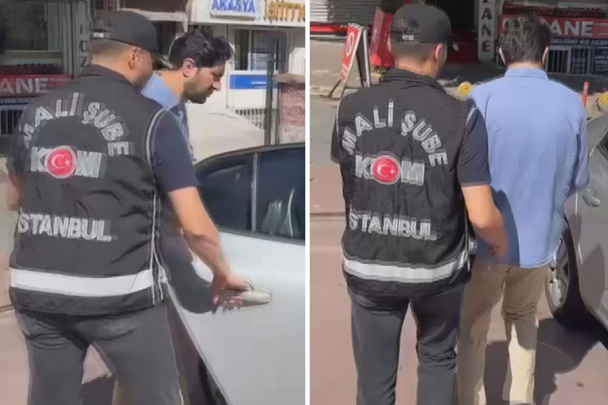 Tutuklanan Pusula Holding Başkanı Serdar Turhan'ın gözaltı anı görüntülendi