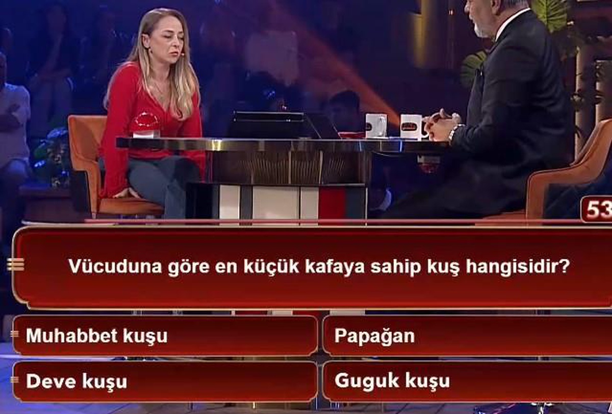 Vücuduna göre en küçük kafaya sahip kuş hangisidir?