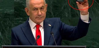 Boş salon ayarlarını bozdu! Netanyahu dünyayı elindeki cihazla tehdit etti