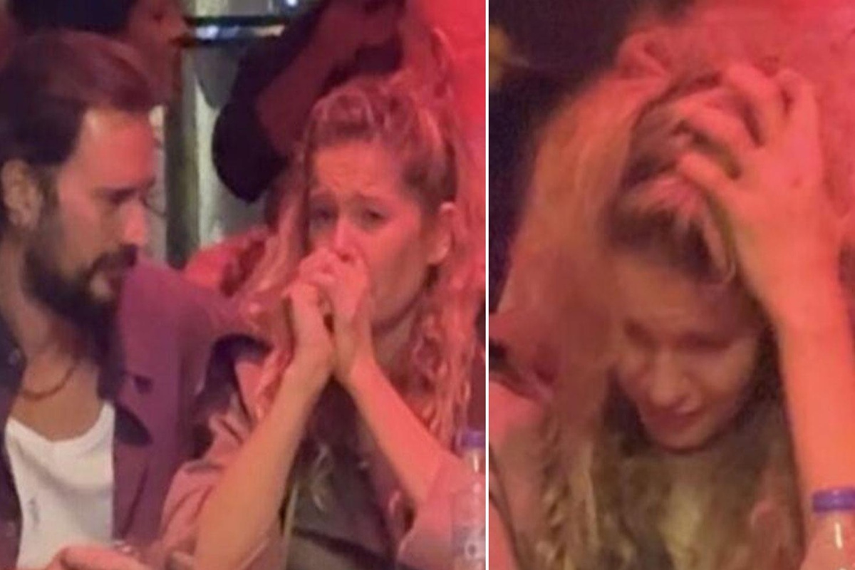 Burcu Biricik önce gözyaşlarına hakim olamadı, ardından dans etti