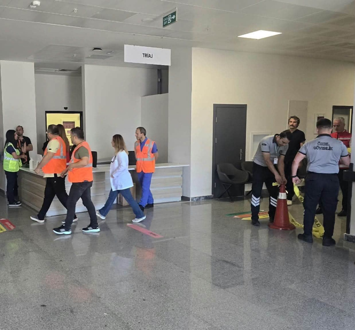 Düzce'nin Akçakoca ilçesindeki hastanede rehine tatbikatı başarıyla tamamlandı