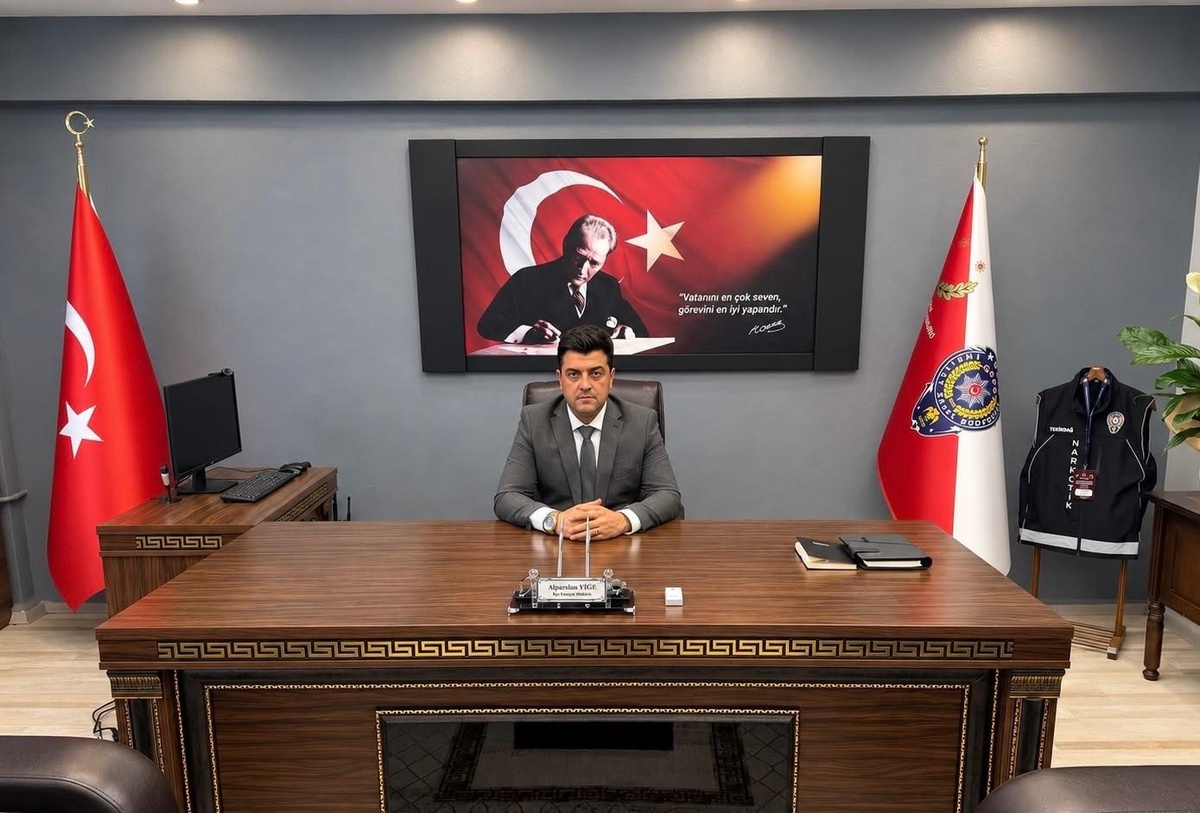 Hayrabolu'nun yeni emniyet müdürü Alparslan Yige Tekirdağ Narkotik'ten göreve başladı