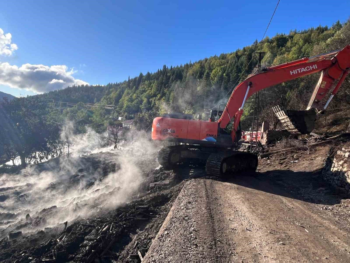 Kastamonu Valisi Dallı, İnebolu'da yanan 11 evin önümüzdeki yıl yapılacağını söyledi