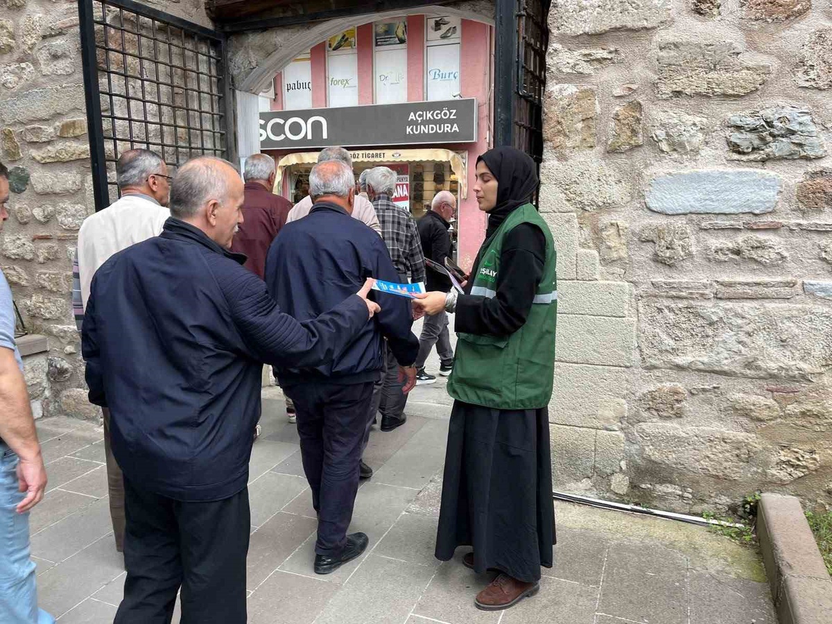 Sinop'ta Yeşilay, Alaaddin Camii'nde bağımlılıkla mücadeleyi anlattı
