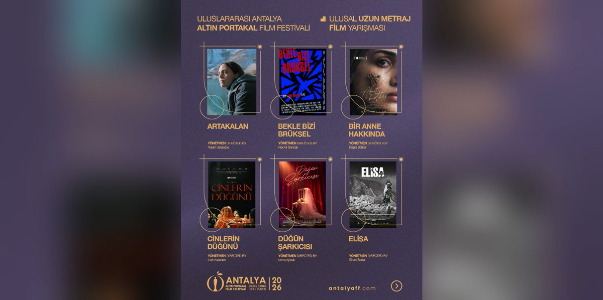 Altın Portakal'da 12 film yarışacak, 8'i dünya ilk gösterimini Antalya'da yapacak