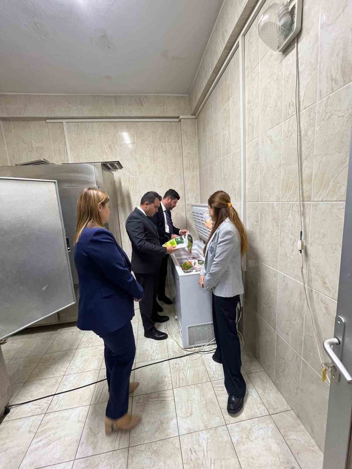 Bilecik Bozüyük'teki Çocuk Evleri Sitesi'nde yemekhane denetimi yapıldı