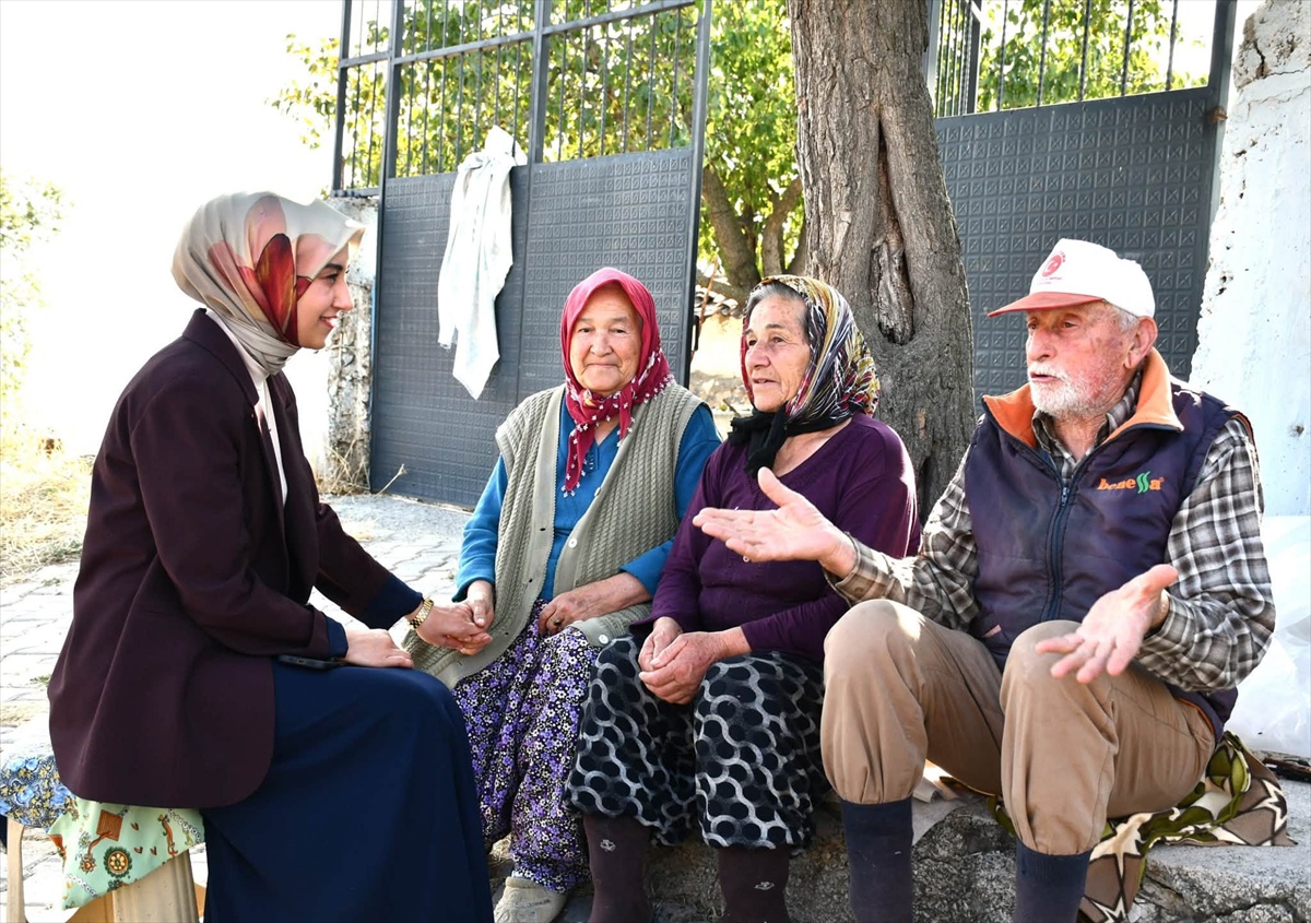 Gümüşhacıköy Kaymakamı Güneş, Beden köyünde vatandaşların taleplerini dinledi