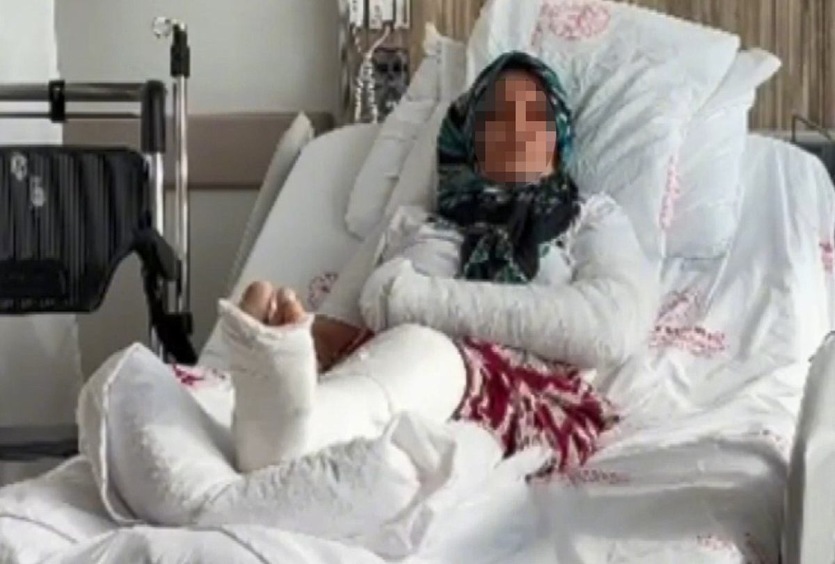 Mersin'de tatlıcıda saldırıya uğrayan 3 çocuk annesi kadının kolu ve bacağı kırıldı