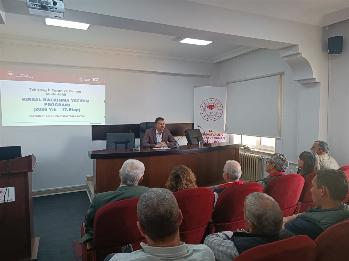 Tekirdağ’da hibe hakkı kazanan yatırımcılara bilgilendirme toplantısı yapıldı