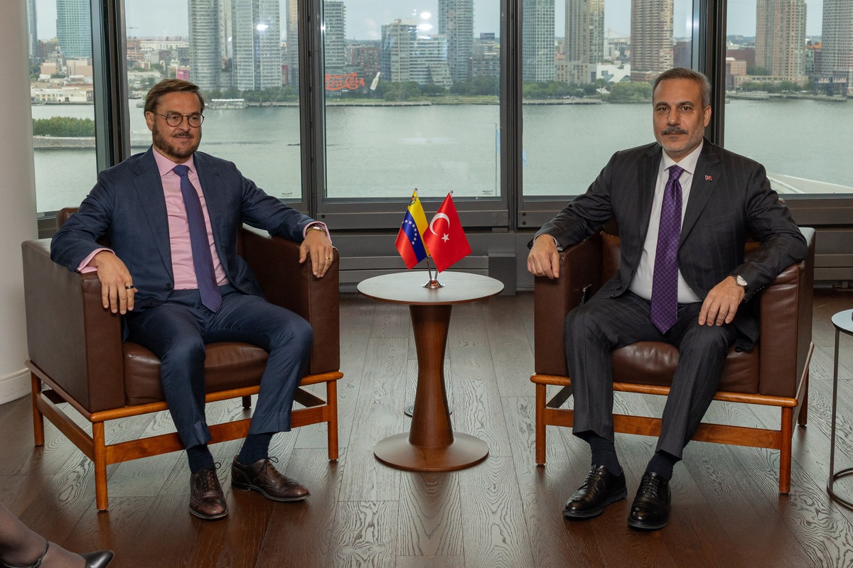 Venezuela Dışişleri Bakanı Gonzales, New York'ta Bakan Fidan ile bir araya geldi